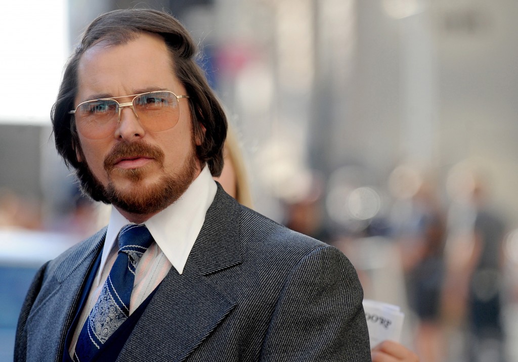 The cast of 'American Hustle' filming